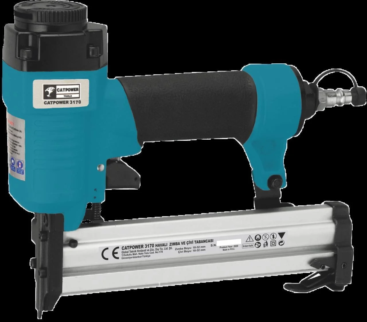 Mey İthalat® Cat Power 3170 Havalı Çivi ve Zımba Tabancası