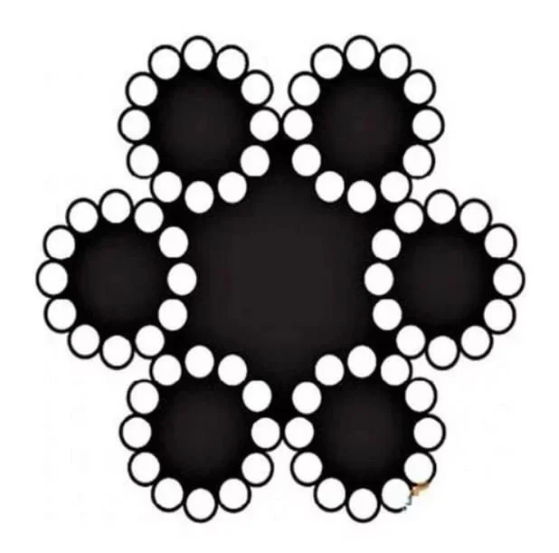 Mey İthalat® Çelik Halat 6 mm 10 Metre (6X12+7 K.ÖZ)