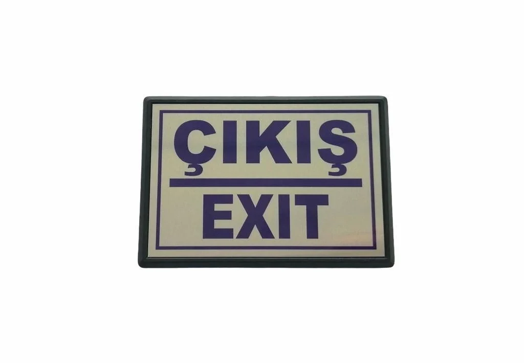 Mey İthalat® Cemax Yönlendirme Büyük Çıkış (Exit) 13X8,5 cm