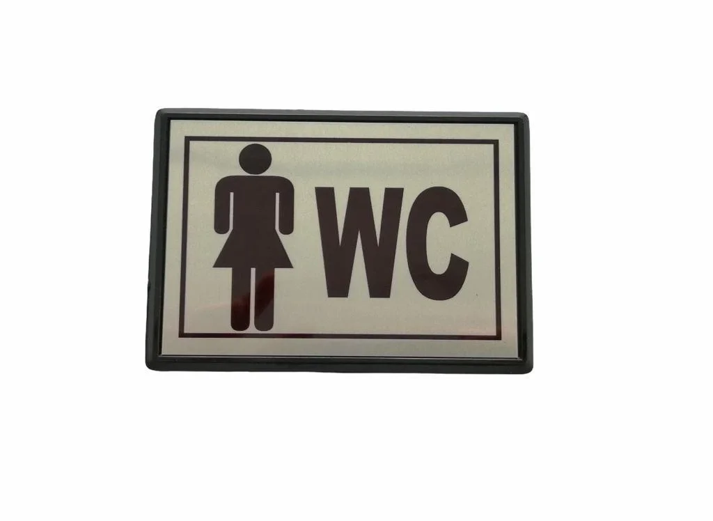 Mey İthalat® Cemax Yönlendirme Küçük WC Bayan 10X7 cm