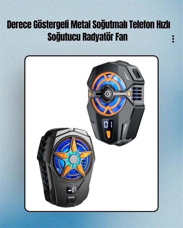 Mey İthalat® Cep Telefonu Radyatörü – Type-C, 2 Vitesli, Sessiz S