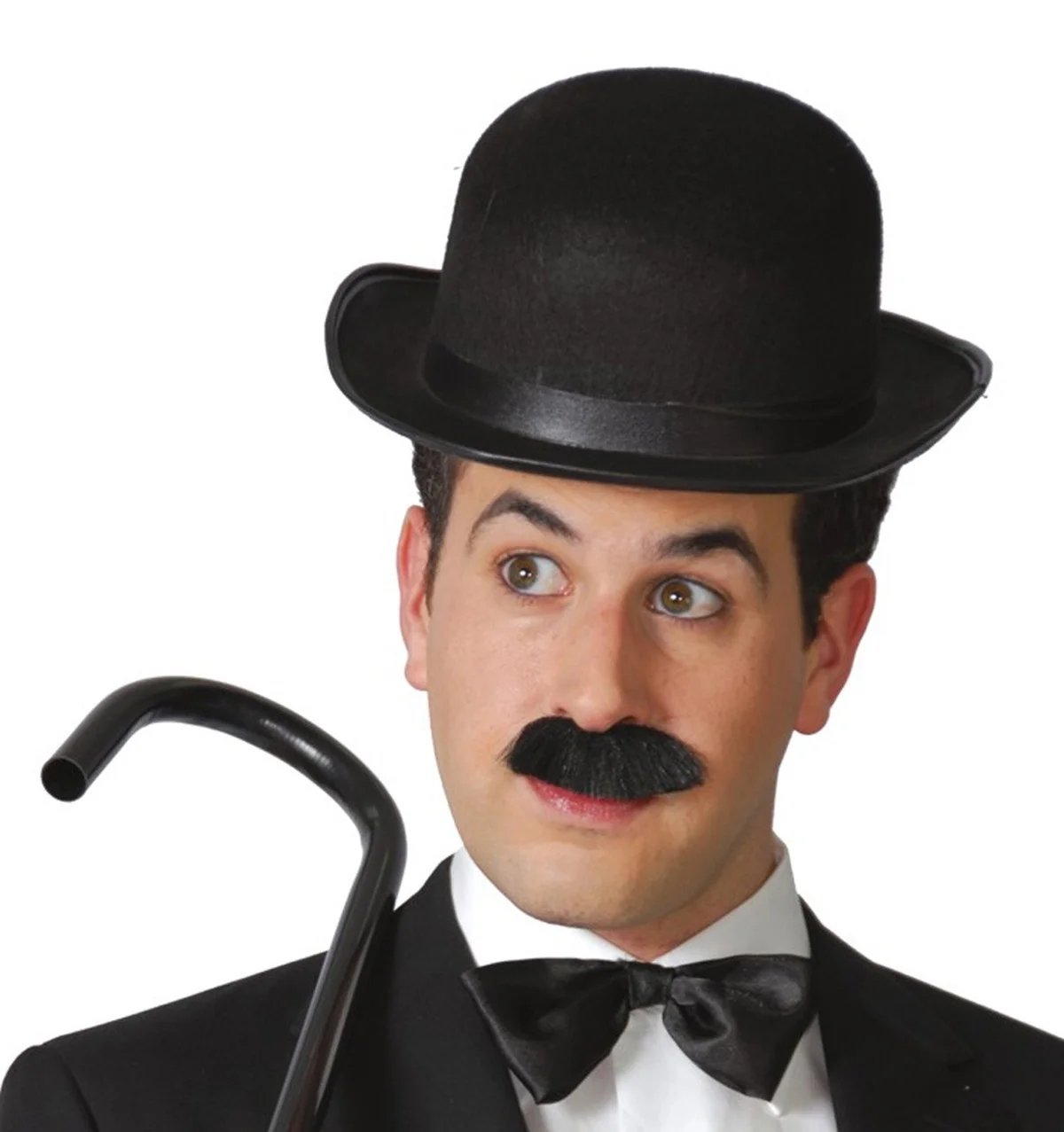 Mey İthalat® Charlie Chaplin Stil Yetişkin Şapkası – Siyah Melon 