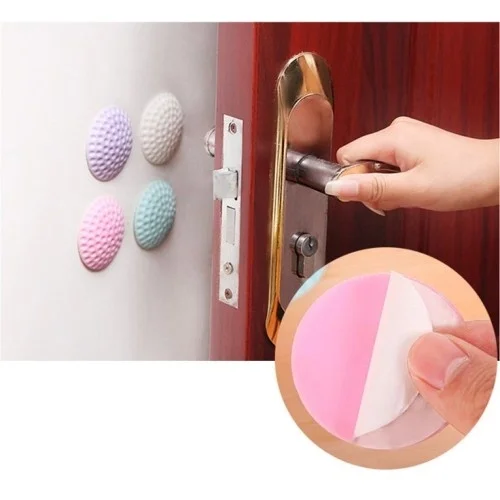 Mey İthalat® Çok Amaçlı Silikon Kapı Duvar Koruyucu Tampon - 4lü 