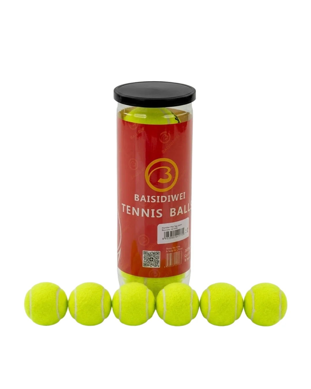 Mey İthalat® Dayanıklı Tenis Topu 6’lı Set Yüksek Zıplama ve Uzun