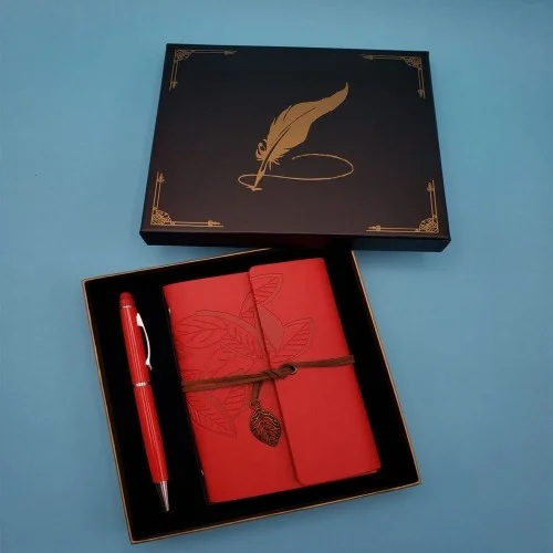 Mey İthalat® Defter Kalem Kırmızı Renk
