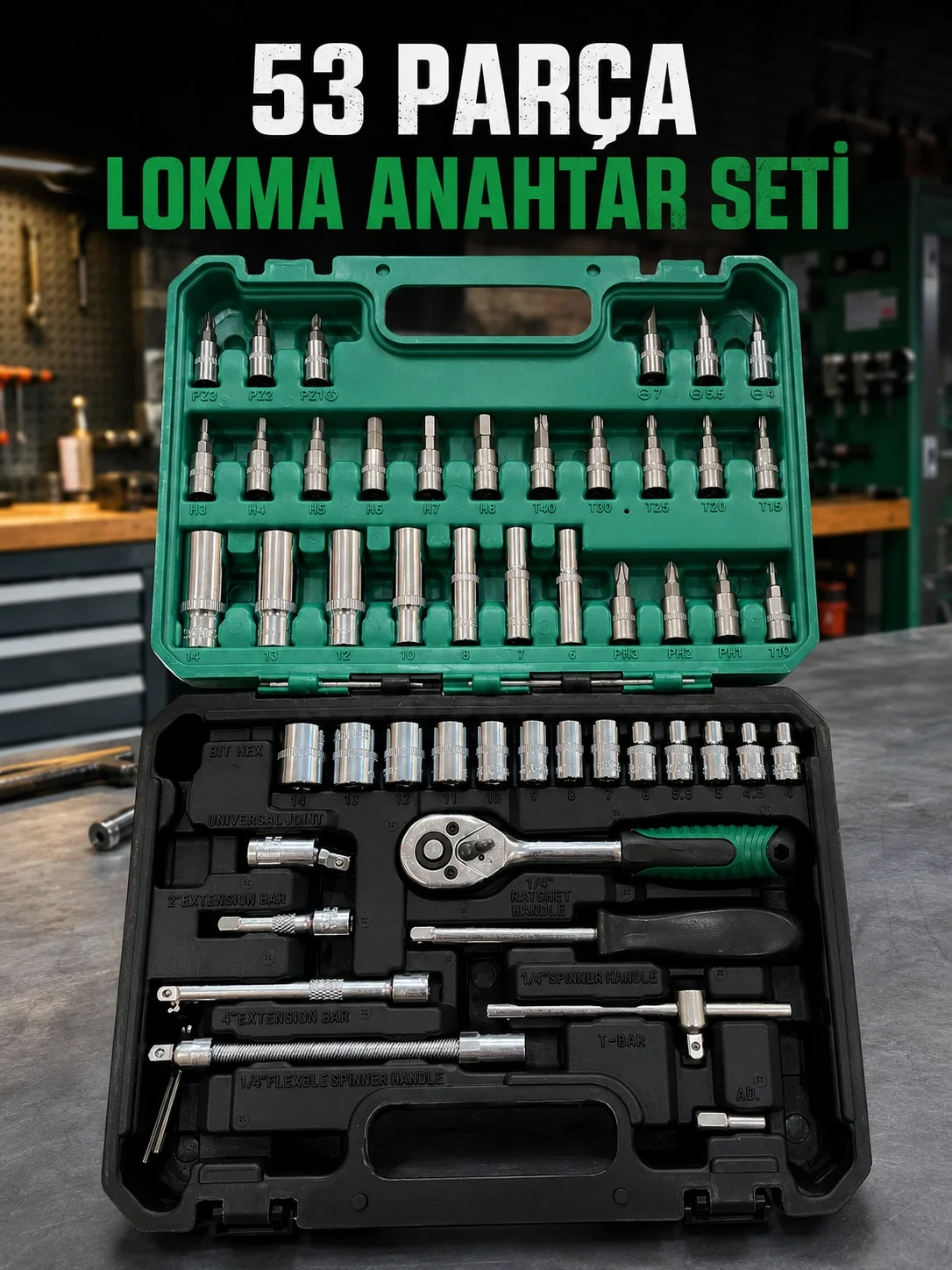Mey İthalat® Derin Lokmalı Uçlu Çok Fonksiyonlu Tamir Seti