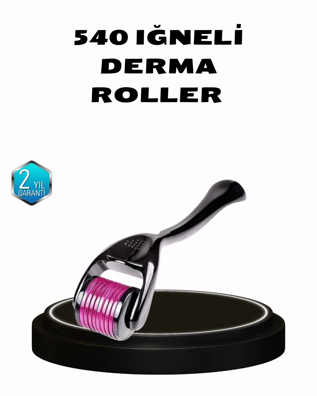 Mey İthalat® Derma Roller Titanyum İğneli Cilt Yenileyici – Akne,
