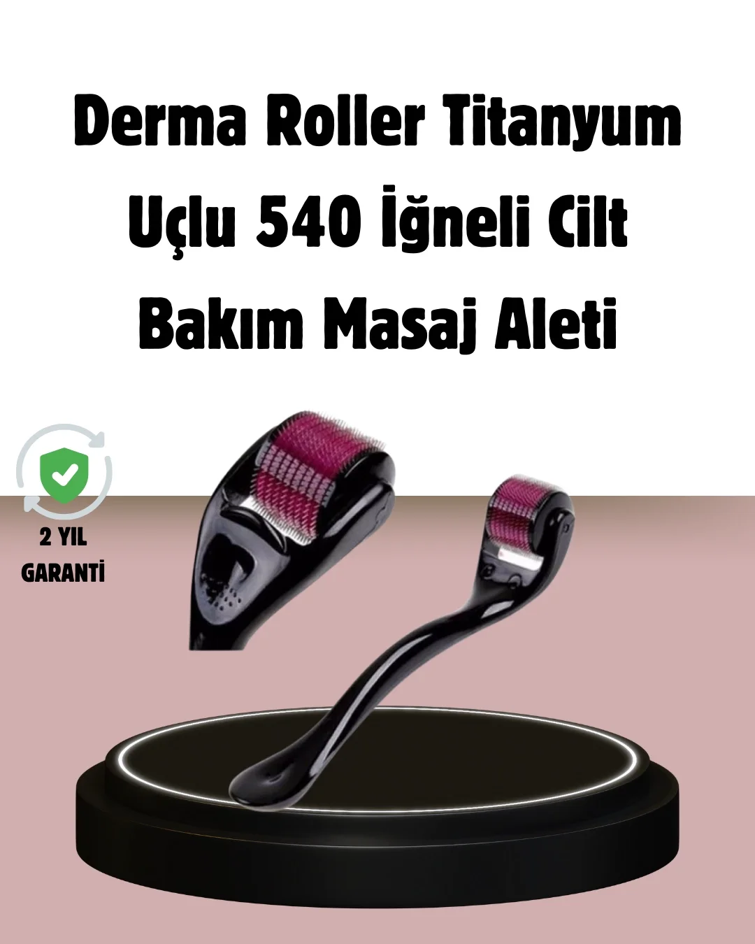 Mey İthalat® Dermaroller Titanyum 540 İğneli 1 mm Cilt Yenileme v