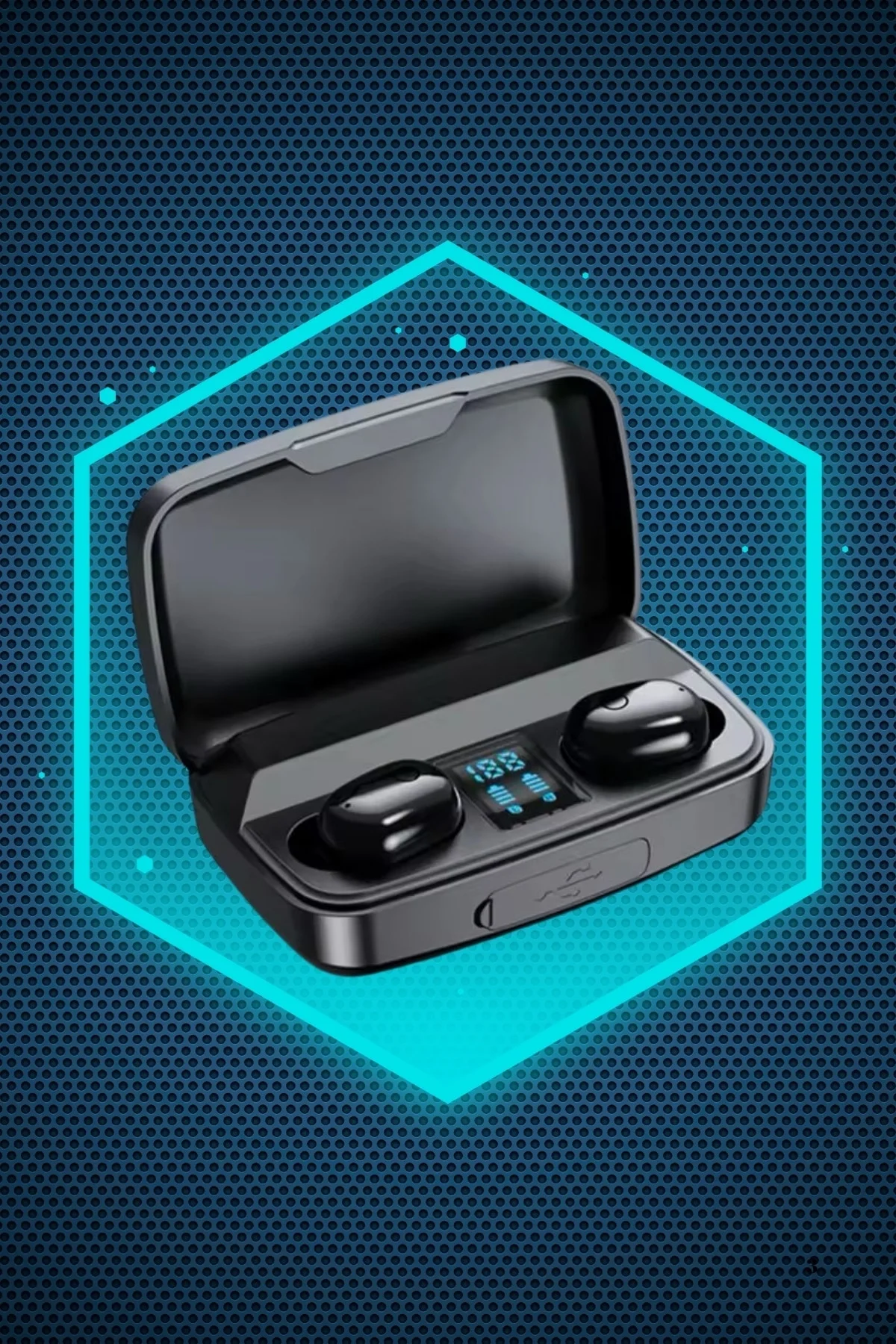 Mey İthalat® Dijital Göstergeli Bluetooth Kulaklık Kablosuz TWS S