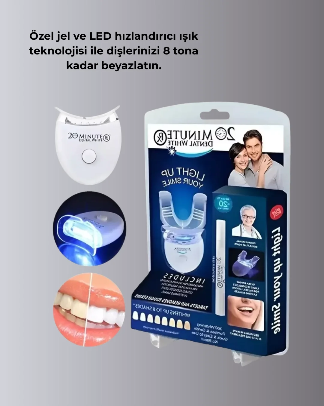 Mey İthalat® Diş Beyazlatma Seti