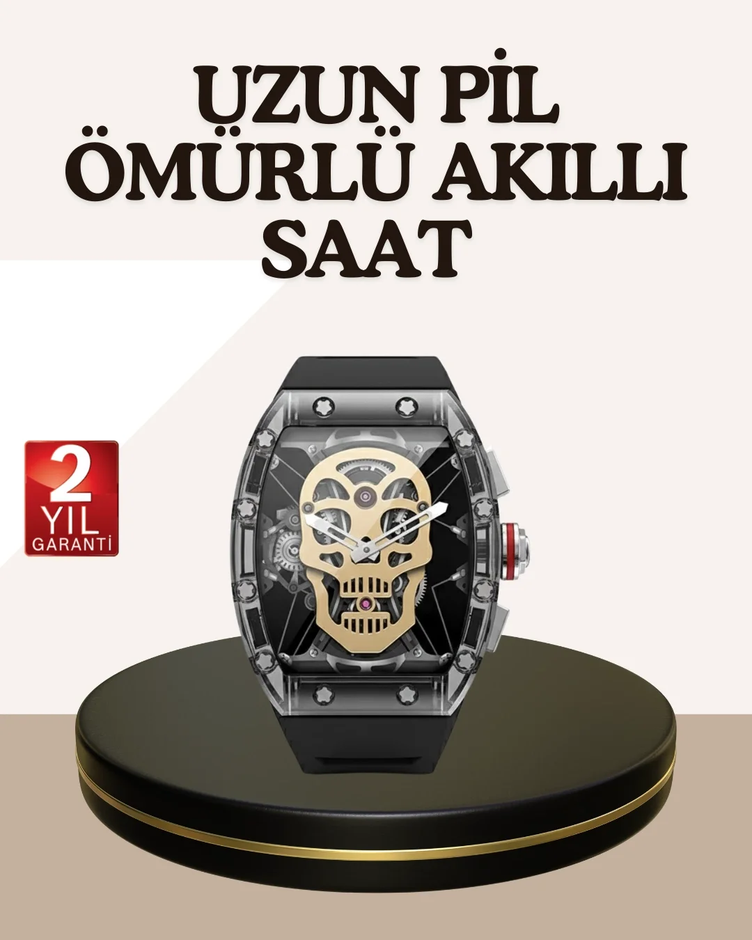Mey İthalat® Dokunmatik Akıllı Saat Sesli Asistanlı Geniş Özellik