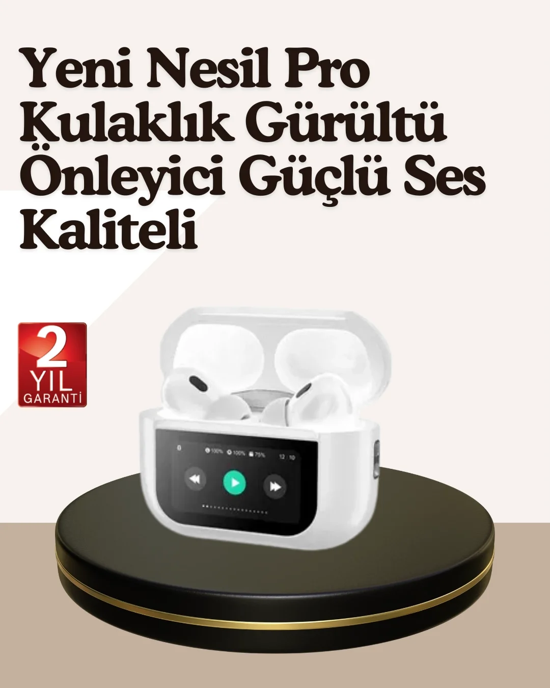 Mey İthalat® Dokunmatik Kontrollü Gürültü Önleyici Bluetooth Kula
