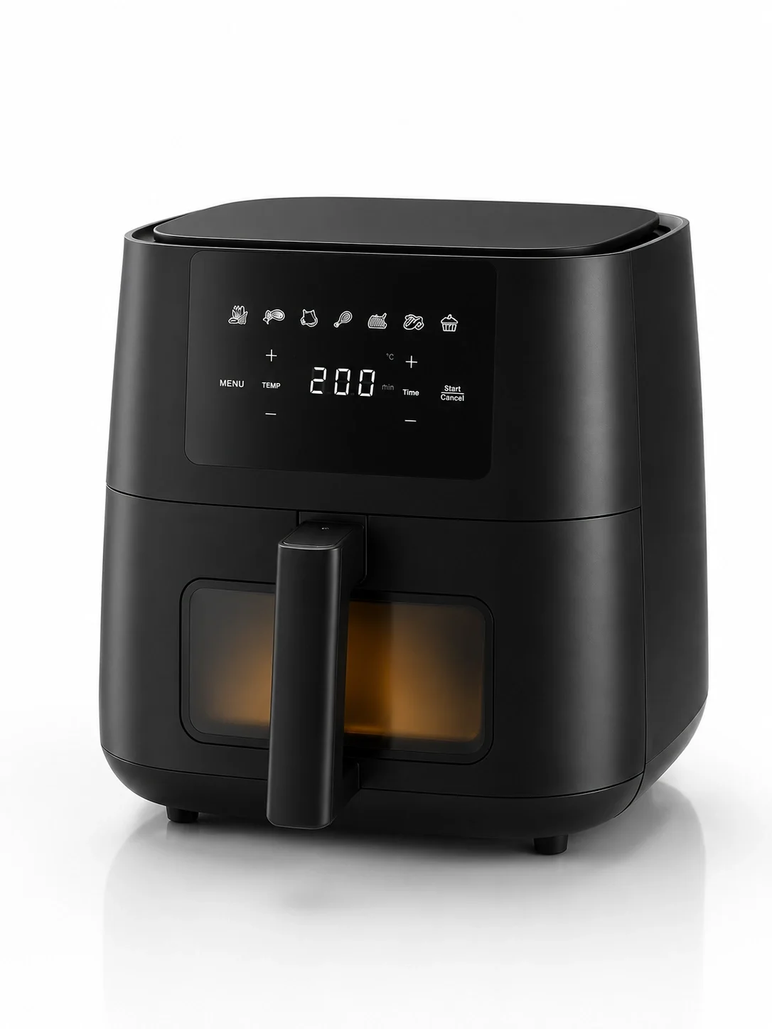 Mey İthalat® Dokunmatik Ekranlı Air Fryer Sağlıklı Yağsız Pişirme