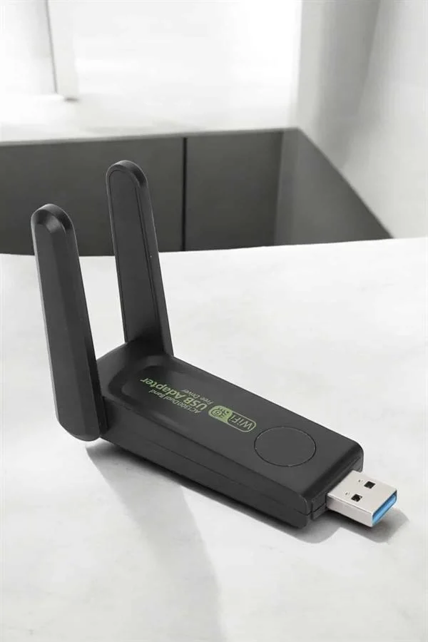 Mey İthalat® Dual Band Wifi Alıcı Adaptör USB 3.0 Destekli
