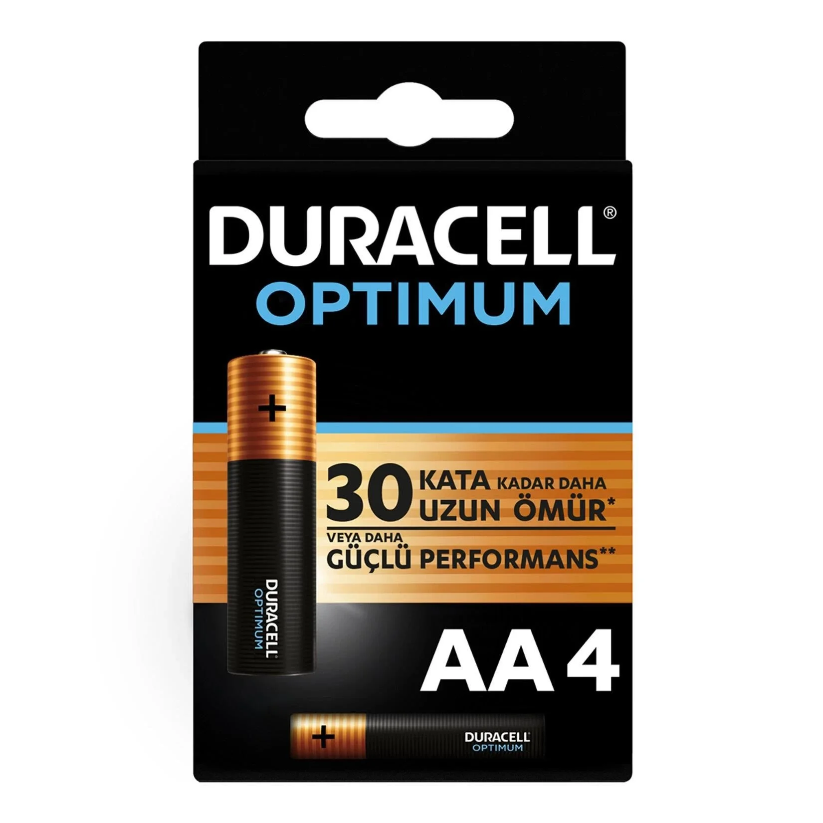 Mey İthalat® Duracell Optimum Alkalin Pil AA 4'' lü Paket Mey İthalat® Duracell Optimum Alkalin Pil AA 4'' lü Paket