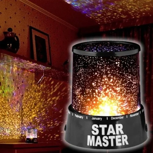 Mey İthalat® Duvara Işık Yıldız Yansıtan Star Master Gece Lambası