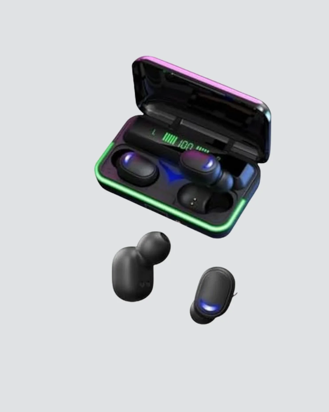 Mey İthalat® E10 Powerbank Şarjlı Bluetooth 5.1 Kulaklık Spor ve 