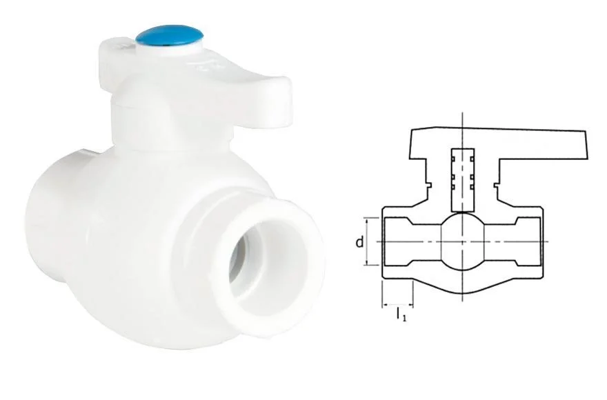 Mey İthalat® Ege Yıldız PPRC 40 mm Küresel Vana Gri