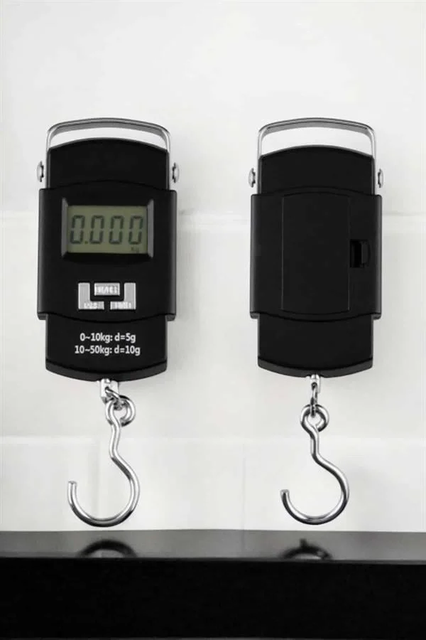 Mey İthalat® El Terazisi Dijital Göstergeli Pilli 50 Kg Ağırlık Ö