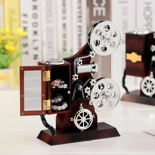 Mey İthalat® Film Makinesi Görünümlü Müzik Kutusu