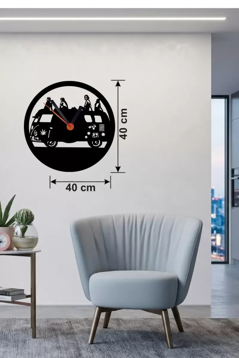 Mey İthalat® Fitness Motivasyon Tasarım Ahşap Duvar Saati - 40x40 Mey İthalat® Fitness Motivasyon Tasarım Ahşap Duvar Saati - 40x40
