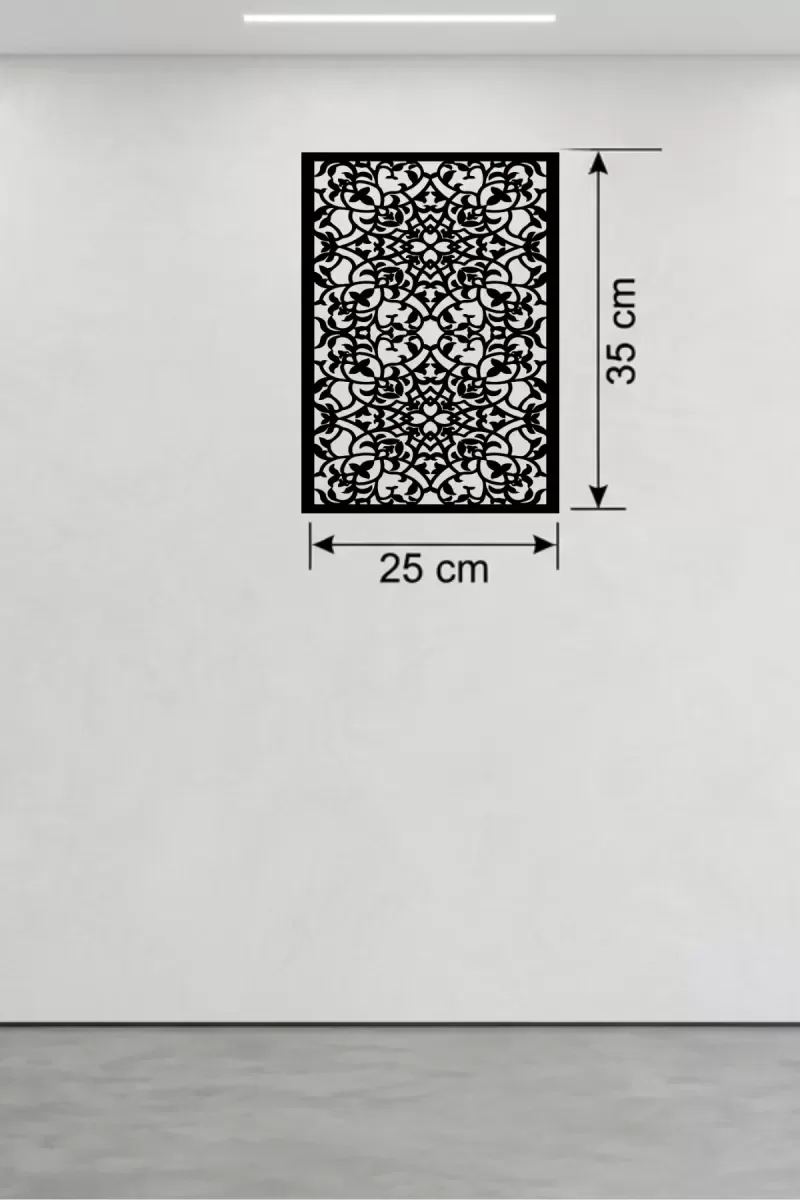Mey İthalat® Floral Mandala Tasarım Ahşap Duvar Tablosu - 25x35 c Mey İthalat® Floral Mandala Tasarım Ahşap Duvar Tablosu - 25x35 c