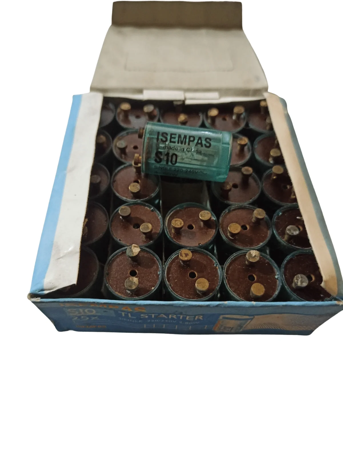 Mey İthalat® Floresan S10 Starter 220-240V 4-80 Watt 1 Paket (25 