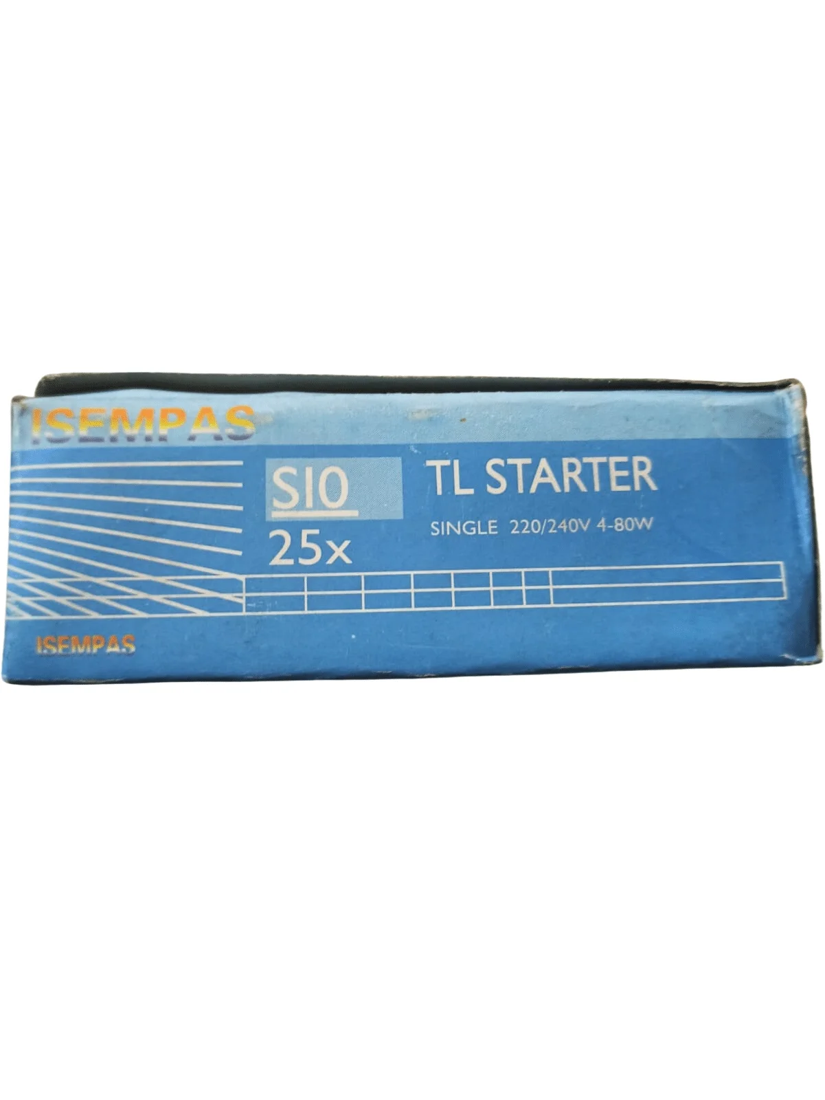 Mey İthalat® Floresan S10 Starter 220-240V 4-80 Watt 1 Paket (25 