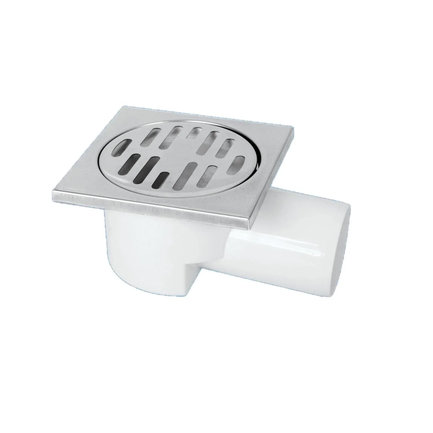 Mey İthalat® Gama Melez Yer Süzgeci 50 mm Yandan Çıkışlı 10x10 cm Mey İthalat® Gama Melez Yer Süzgeci 50 mm Yandan Çıkışlı 10x10 cm