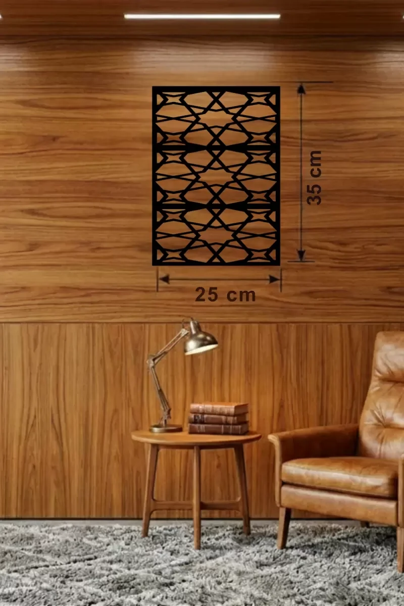 Mey İthalat® Geometrik Soyut Tasarım Ahşap Duvar Tablosu - 25x35 Mey İthalat® Geometrik Soyut Tasarım Ahşap Duvar Tablosu - 25x35