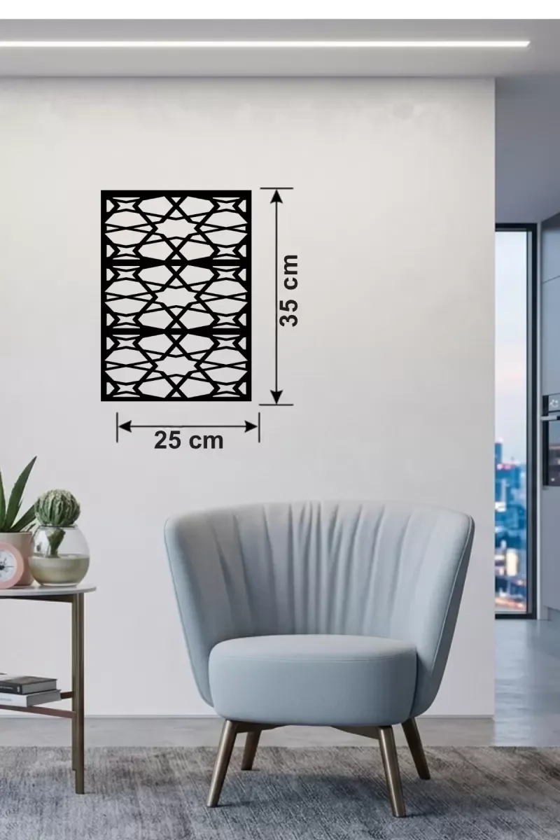 Mey İthalat® Geometrik Soyut Tasarım Ahşap Duvar Tablosu - 25x35 Mey İthalat® Geometrik Soyut Tasarım Ahşap Duvar Tablosu - 25x35