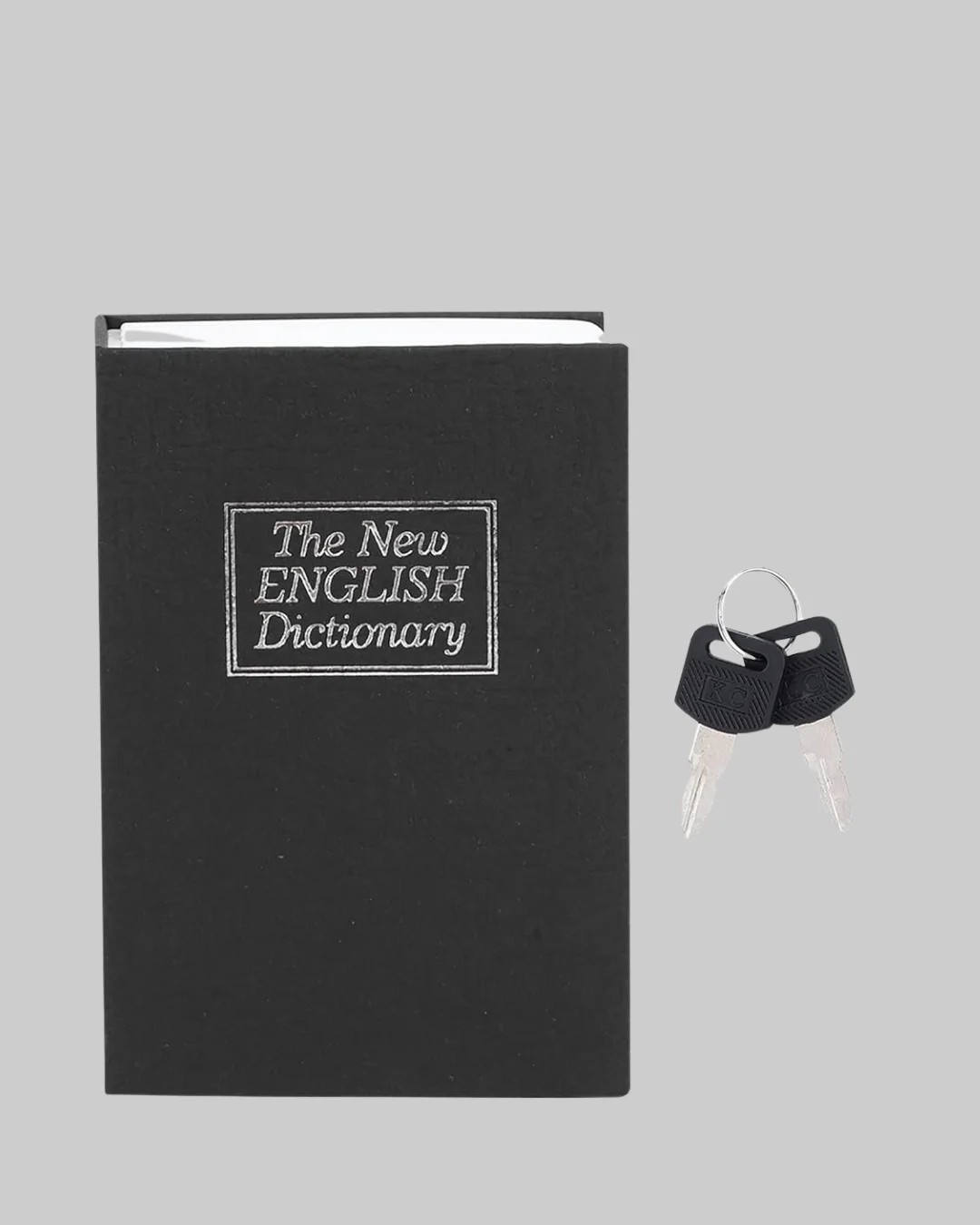 Mey İthalat® Gizli Kitap Kasa – Metal Gövdeli, Anahtarlı