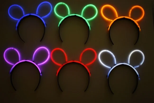 Mey İthalat® Glow Taç Fosforlu Taç Karışık Renk 12 Adet