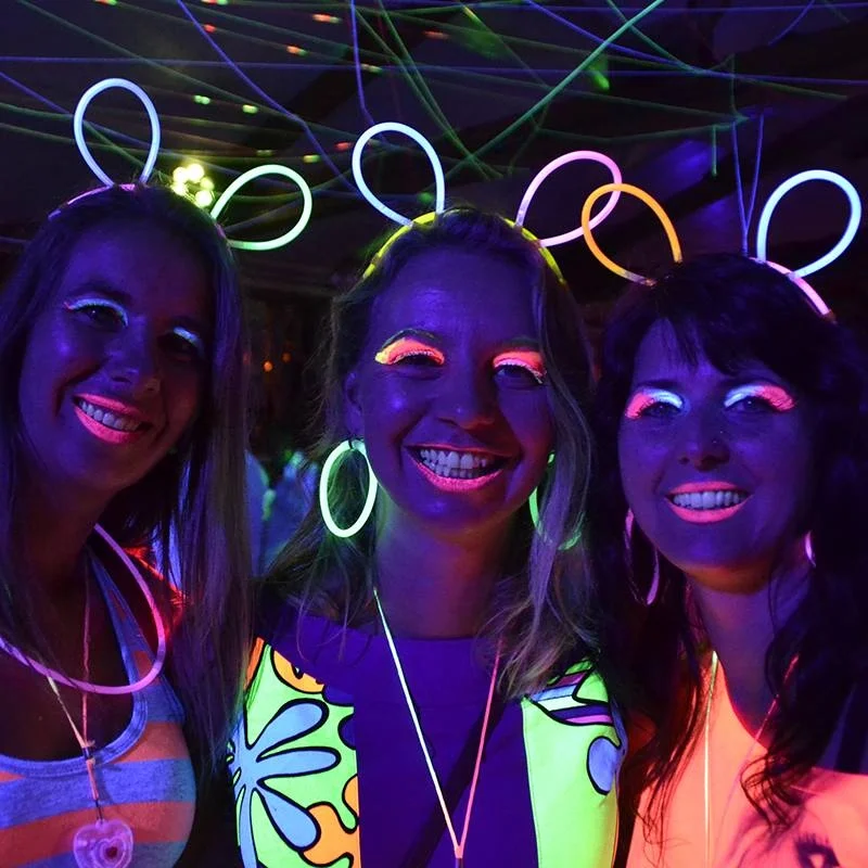 Mey İthalat® Glow Taç Fosforlu Taç Karışık Renk 12 Adet