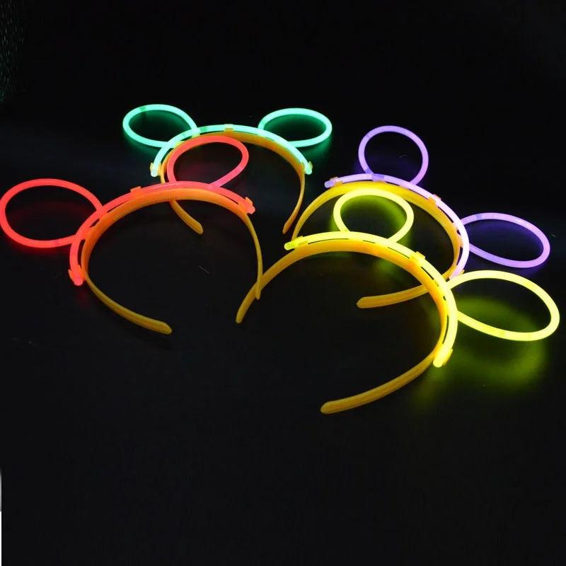 Mey İthalat® Glow Taç Fosforlu Taç Karışık Renk 12 Adet