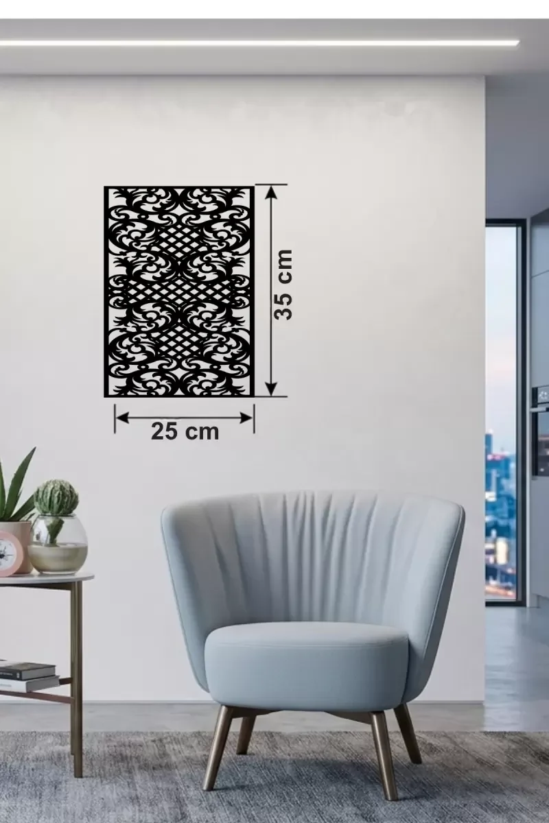 Mey İthalat® Gotham Temalı Ahşap Duvar Saati - 25x35 cm Lazer Kes