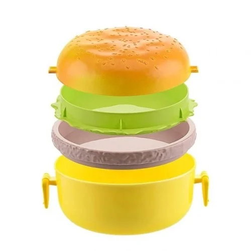 Mey İthalat® Hamburger Tasarımlı Beslenme Kabı