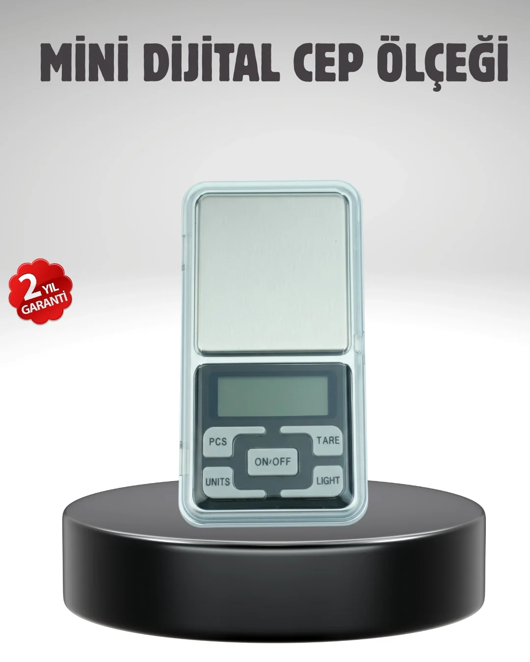 Mey İthalat® Hassas Tartım İçin Dijital Cep Terazisi Sayma Modlu
