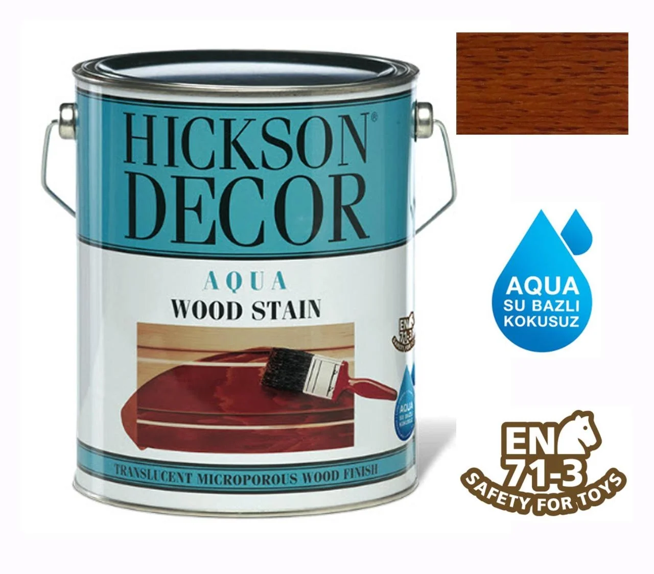 Mey İthalat® Hickson Decor Aqua Su Bazlı 2,5 LT Tanatane Brown