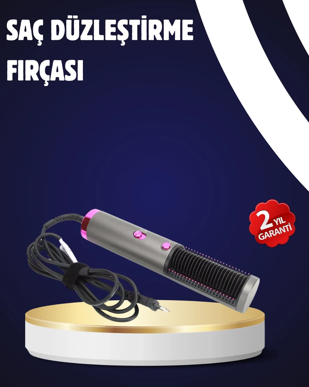 Mey İthalat® Hızlı Kurutma ve Parlak Saçlar İçin Profesyonel Fırç