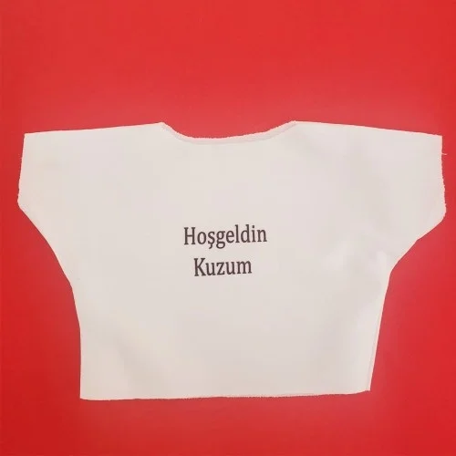 Mey İthalat® Hoşgeldin Kuzum Yazılı Oyuncak Tişörtü