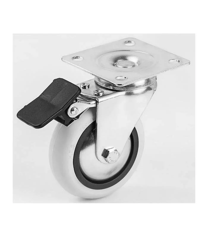 Mey İthalat® HTS 353 75x25 mm Frenli Tablalı Teker