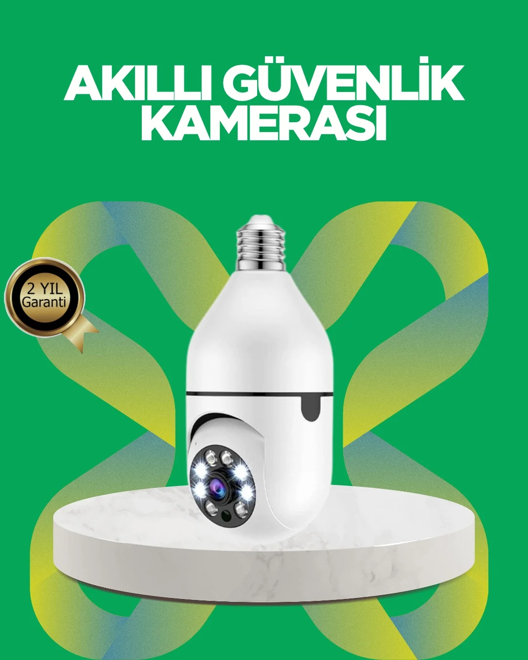 Mey İthalat® İki Yönlü Ses Destekli Full HD Akıllı Kamera