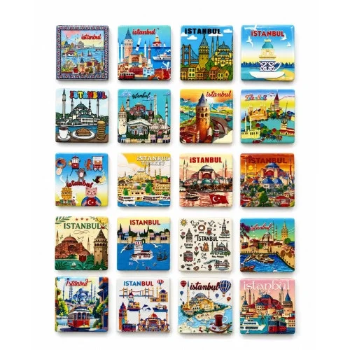 Mey İthalat® İstanbul Temalı Buzdolapı Süsü Magnet