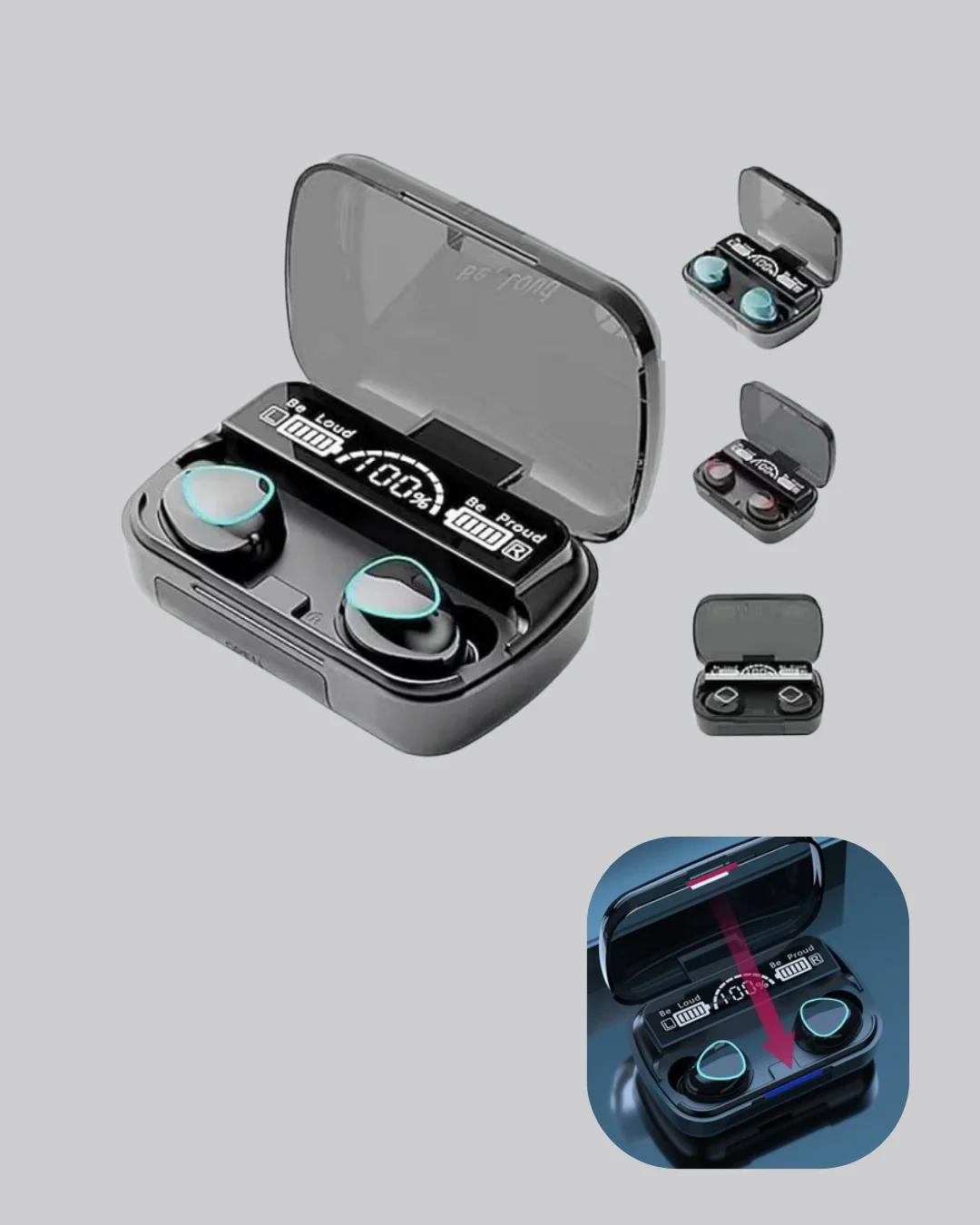 Mey İthalat® Kablosuz Bluetooth Kulaklık 5.1 Uzun Pil Ömrü Gürült