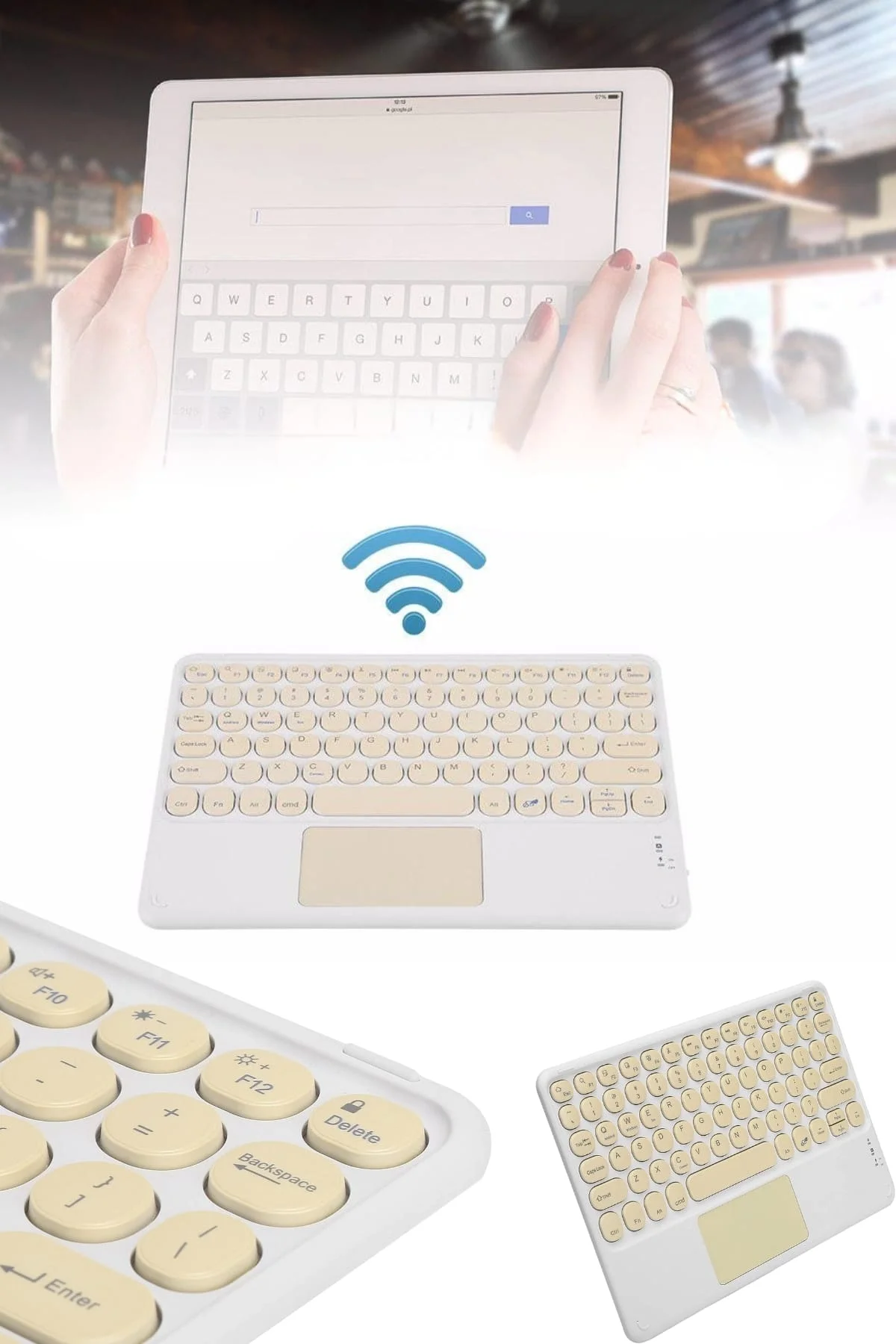 Mey İthalat® KABLOSUZ TOUCHPAD TÜM CİHAZLARLA UYUMLU