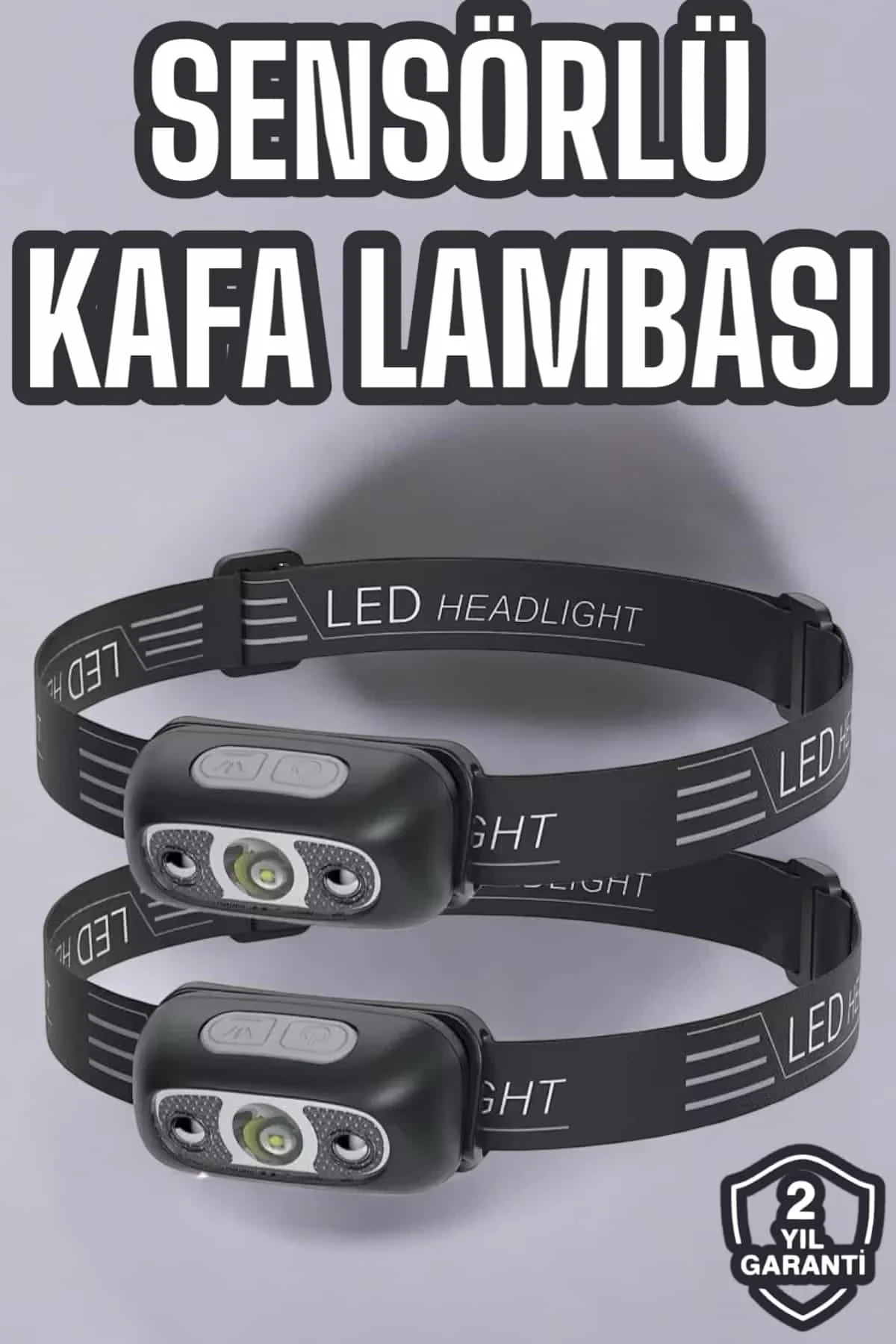 Mey İthalat® Kafa Lambası Kamp Lambası Led Işık Şarjlı Ayarlanabi