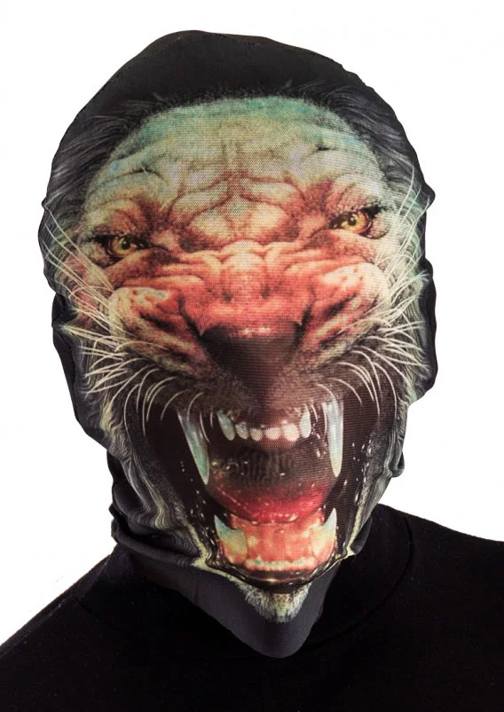 Mey İthalat® Kafaya Tam Geçmeli Aslan Maskesi - Streç Aslan Maske