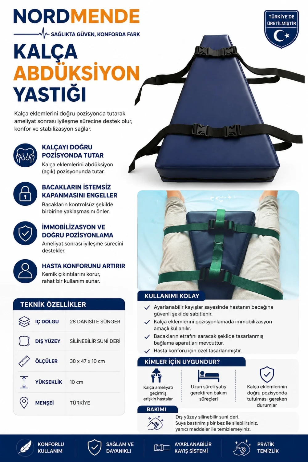 Mey İthalat® Kalça Abdüksiyon Yastığı Mey İthalat® Kalça Abdüksiyon Yastığı