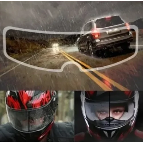 Mey İthalat® Kask Vizörü İçin Yağmur ve Buğu Engelleyici Film